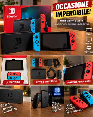 NINTENDO SWITCH V2, anno 2023. IMMACOLATA ✨