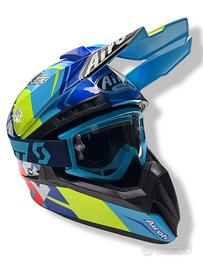 Casco Airoh Twist taglia S + maschera Scott