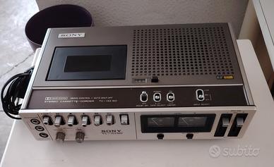 REGISTRATORE VINTAGE SONY TC 15E SD