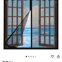 Zanzariera magnetica per finestre 80x110 cm