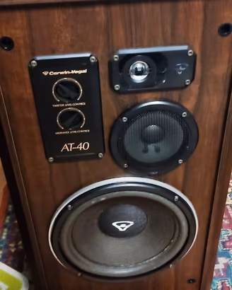 Cerwin vega at 40 casse diffusori hi fi woofer