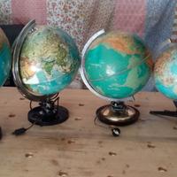 5 Mappamondi vintage