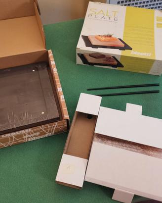 Piastra cottura su sale Bisetti - NUOVA, MAI USATA