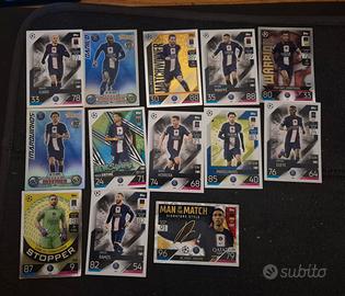 Lotto 13 Carte Topps Match Attax 2022/23 PSG