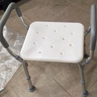 Sgabello Doccia Regolabile 100kg Braccioli
