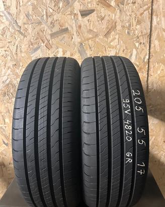 2 GOMME 205 55 17 GOOD YEAR EFFICIENT GRIP 95 V