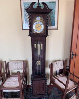 Orologio a pendolo da terra meccanico - 3 pesi