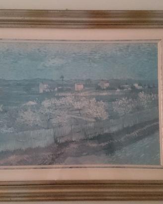 riproduzione su tela peschi in fiore di van gogh