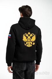 felpa della Russia con cappuccio 