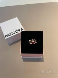 Anello Pandora Vetro di Murano Rosa Originale