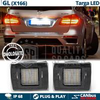 Luci Targa Per Mercedes GL GLS X166 Placchette LED