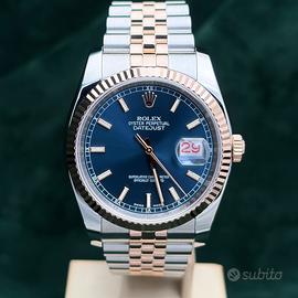 Rolex Datejust 116231 Blu Jubilee + GARANZIA
