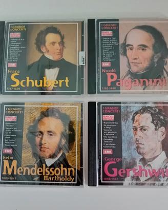set 4 cd musica classica Famiglia Cristiana nuovi 