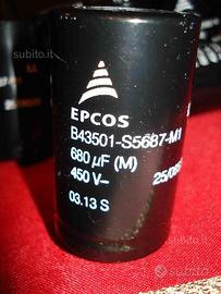 CONDENSATORI ELETTROLITICI EPCOS 680 mF, 450 Vdc