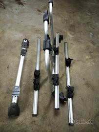 Porta bici a slitta da tetto thule x 2 bici