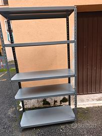 scaffale ferro cantina garage 