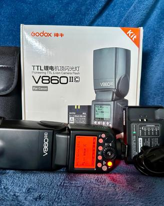 Flash GODOX V860 IIC per Canon *NUOVO*