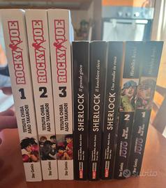 Manga misti Rocky Joe,sherlock,jojo nuovi