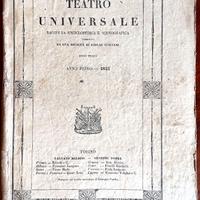 Riviste del 1800: "Teatro Universale"