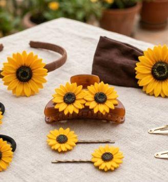 Set accessori per capelli floreali