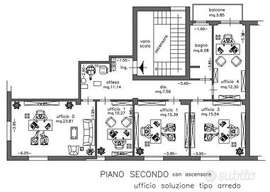 Stanze per ufficio a basso costo