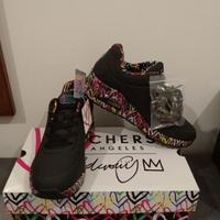 Skechers scarpe da ginnastica donna nere