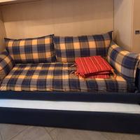 Divano letto doppio con materassi inclusi