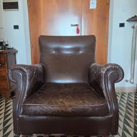 POLTRONA VINTAGE PELLE