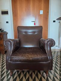 POLTRONA VINTAGE PELLE