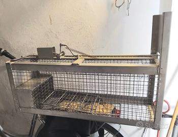 Gabbia artigianale nuova in acciaio inox