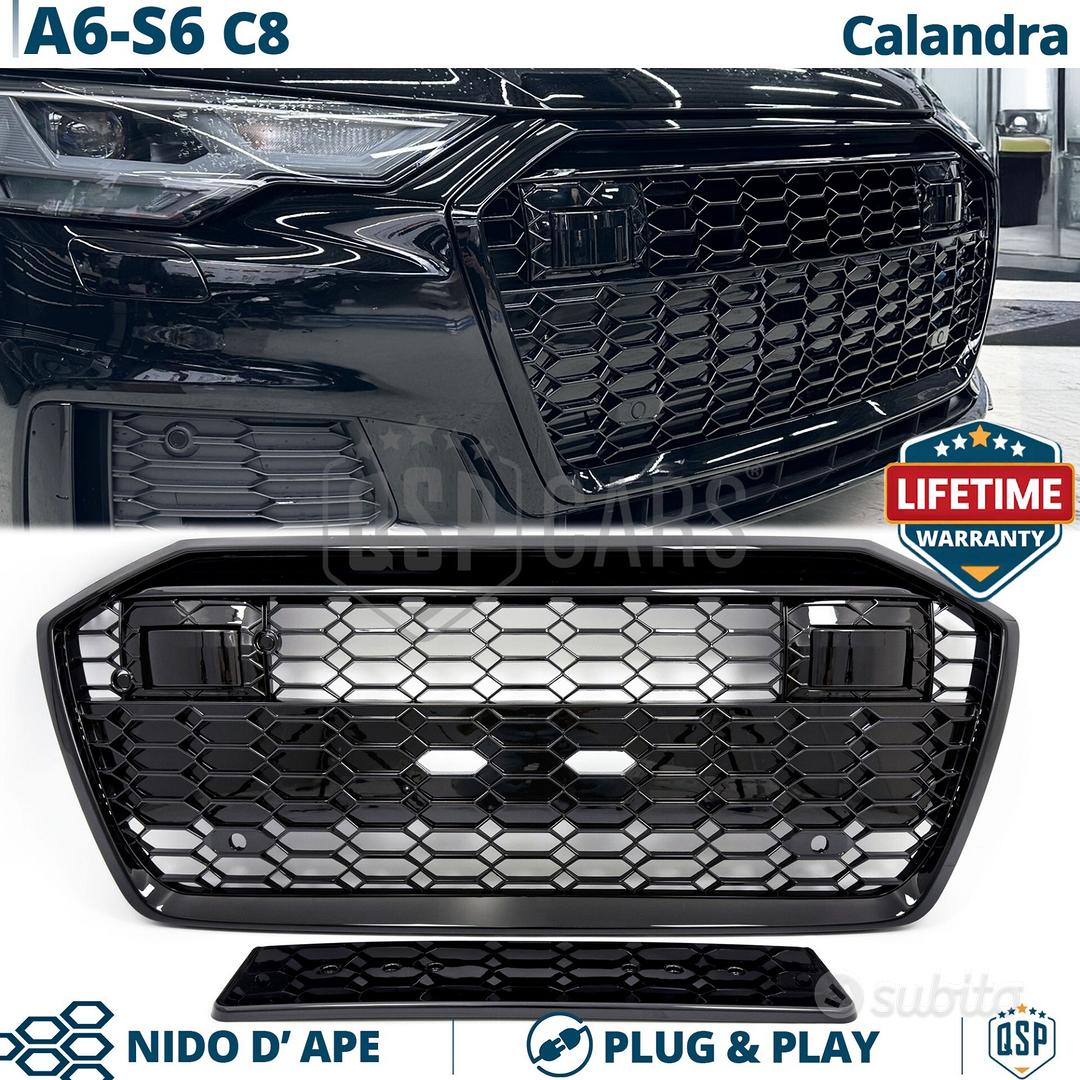 GRIGLIA CALANDRA MASCHERINA Nido D'ape Nero Lucido Quattro Per Audi Q2