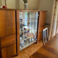 sala da pranzo e divano pelle Natuzzi