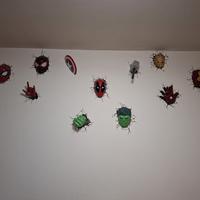 Lampade 3D Marvel