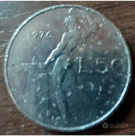 Moneta 50 lire 1976