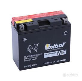 Batteria unibat CTZ14S-FA 11,2A, CCA 230A, posi