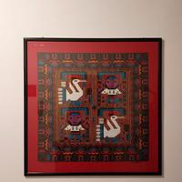 quadro etnico vintage con decori