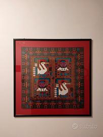 quadro etnico vintage con decori