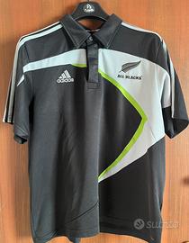 Polo Adidas All Blacks Taglia L - usata