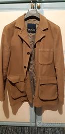 Giacca Boggi in velluto beige taglia M