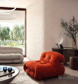 SET Poltrone Soriana Cassina + poggiapiedi