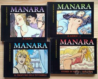 L'erotismo a fumetti 4 minilibri di Manara