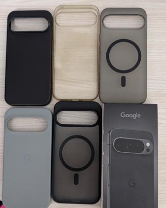 scatolo e cover Google pixel 9 pro 512