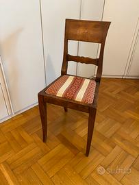 Sedie in legno stile 800