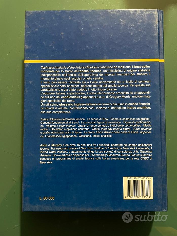 Libro Analisi tecnica dei mercati finanziari - Libri e Riviste In vendita a  Avellino