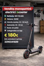 Monopattino elettrico iscooter