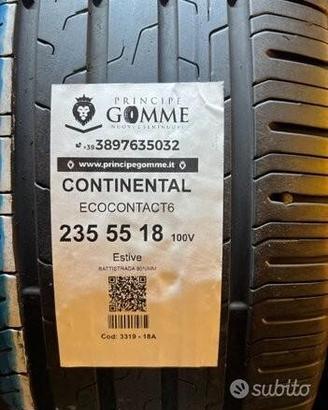 2 gomme 235 55 18 continental a3319