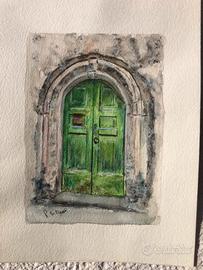 Acquerelli su carta 300g.