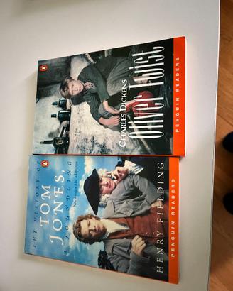 Libri in inglese di H.Fielding e C.Dickens