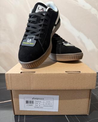 Sneakers LA Gear nere uomo n.42 nuove