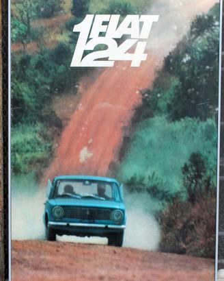 Manifesto concessionaria originale Fiat 124